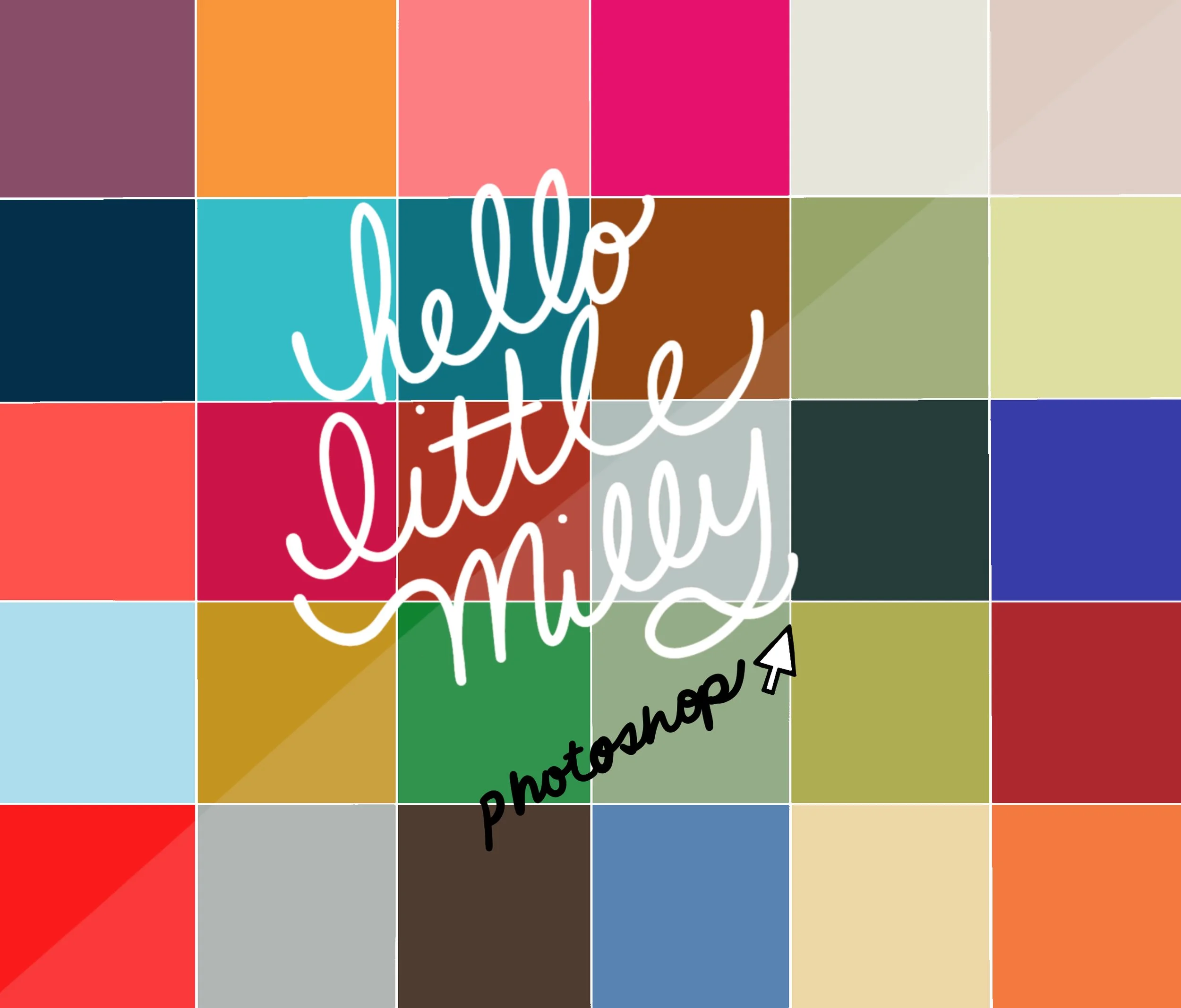 Photoshop Palette: Frida Kahlo