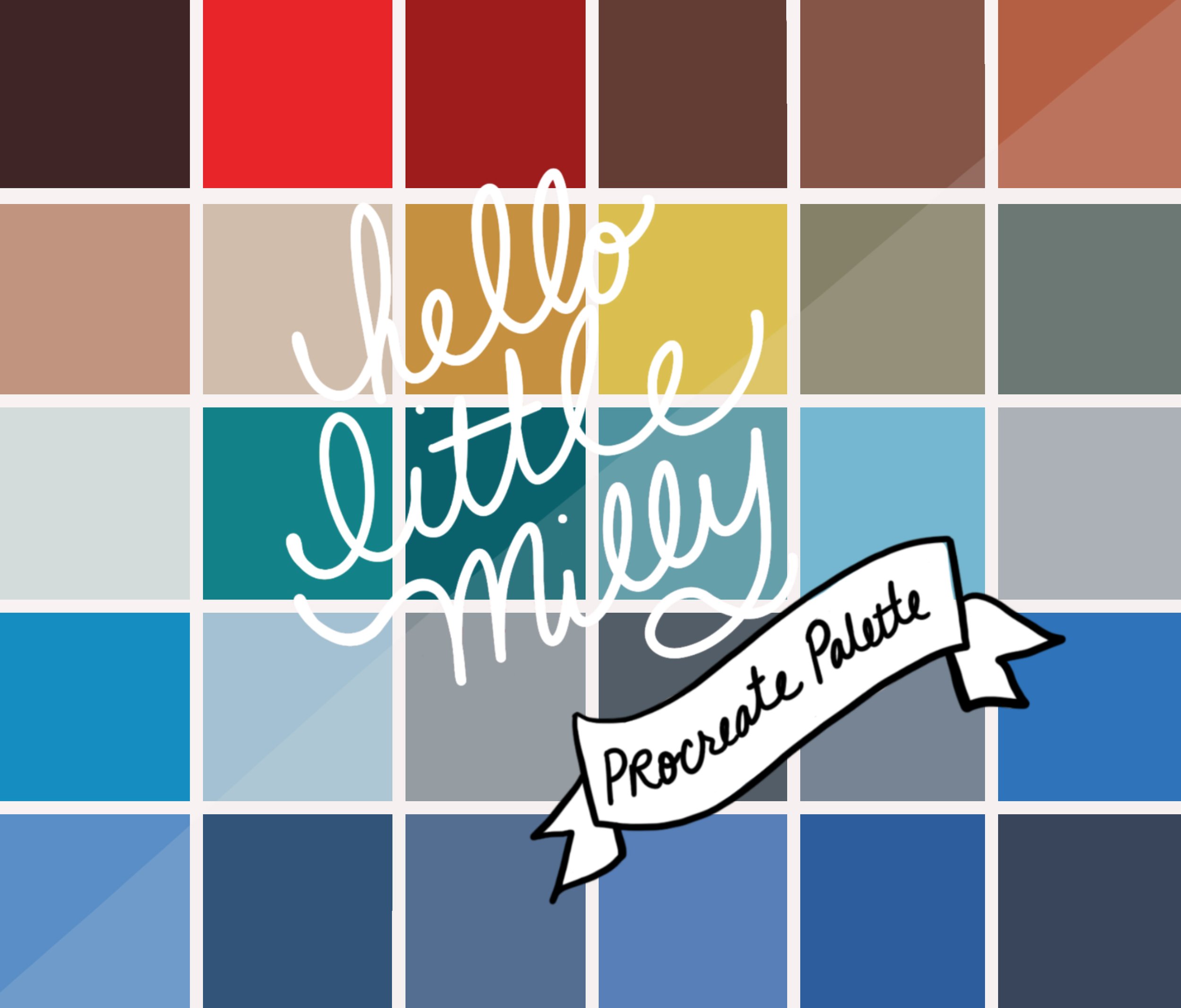 Marc Chagall Procreate Palette