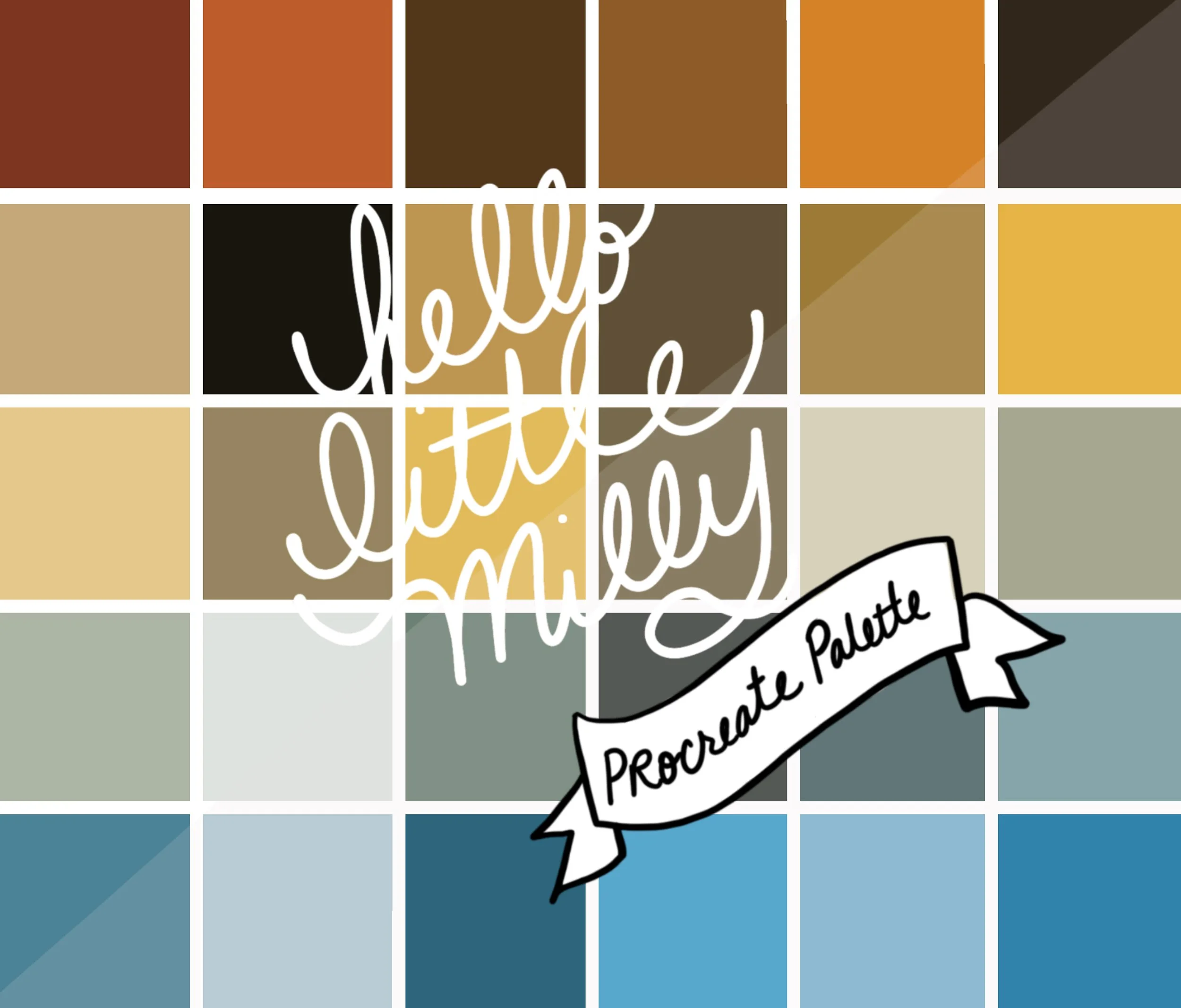 Salvador Dali Procreate Palette