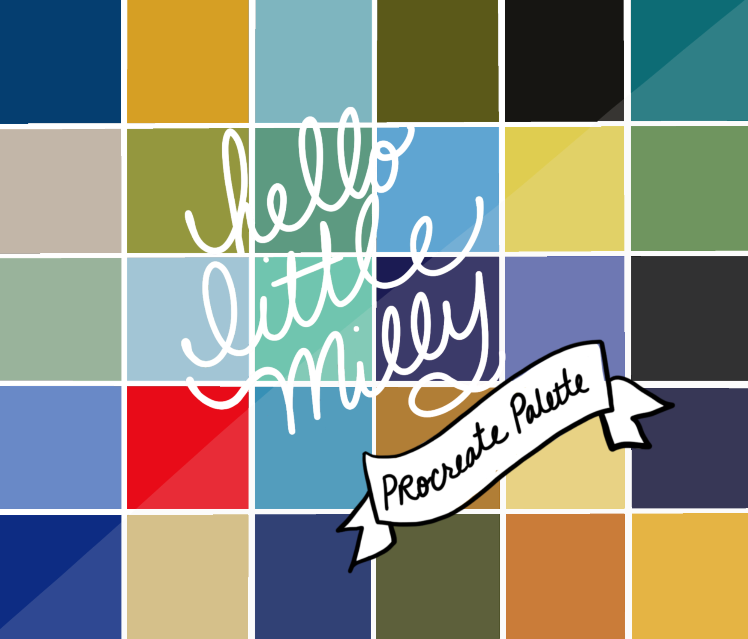 Vincent van Gogh Procreate Palette