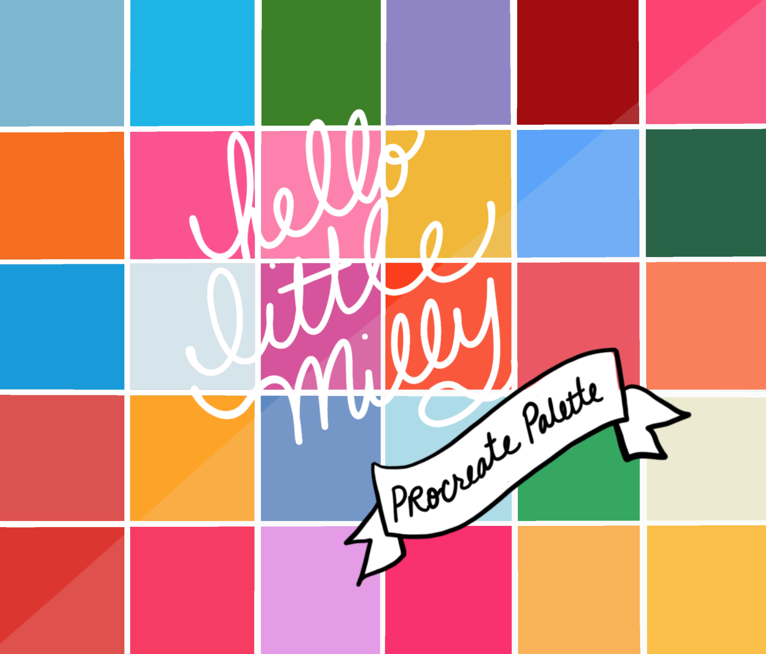 Andy Warhol Procreate Palette