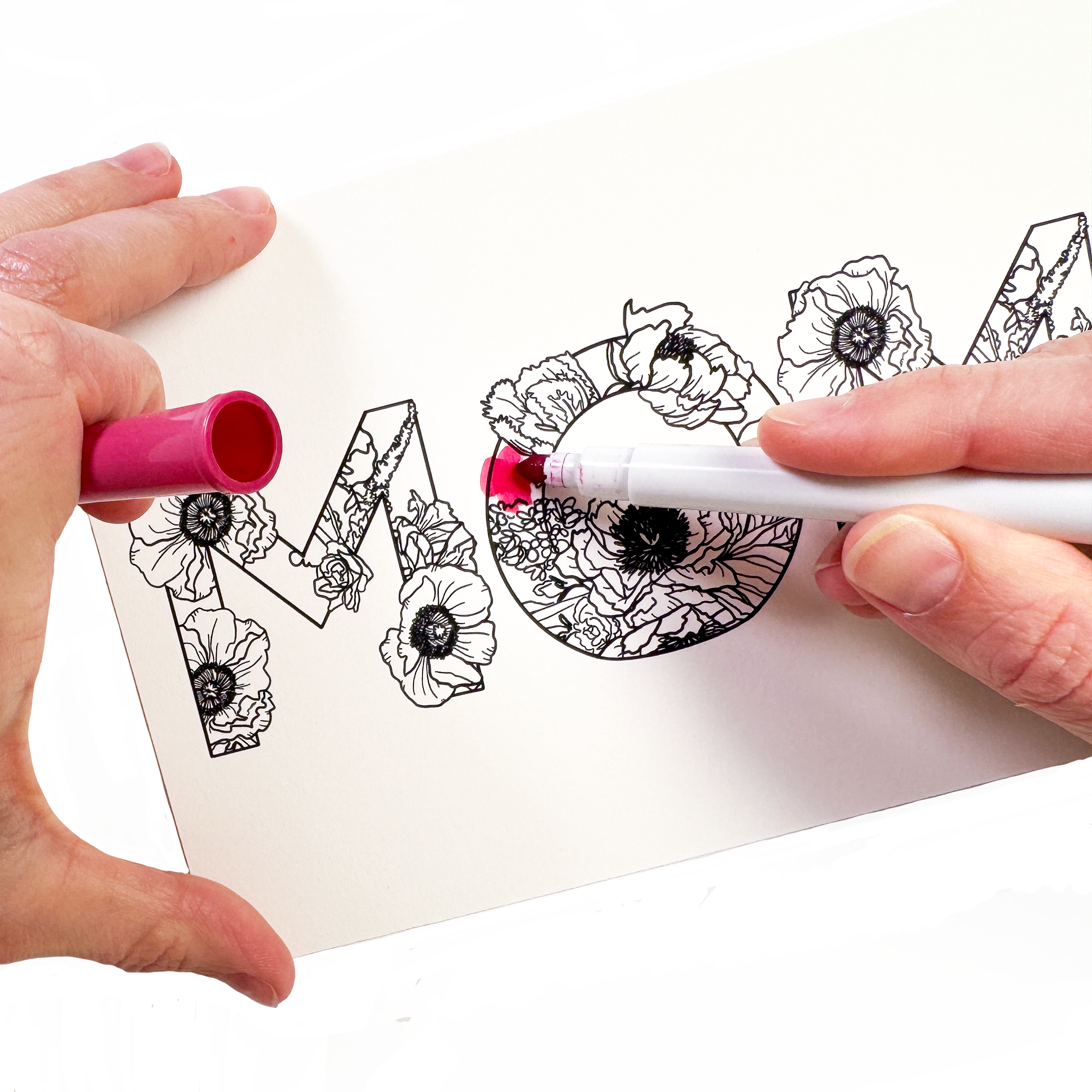 Blooming Alphabet MOM Coloring Card [w: hands 4].png