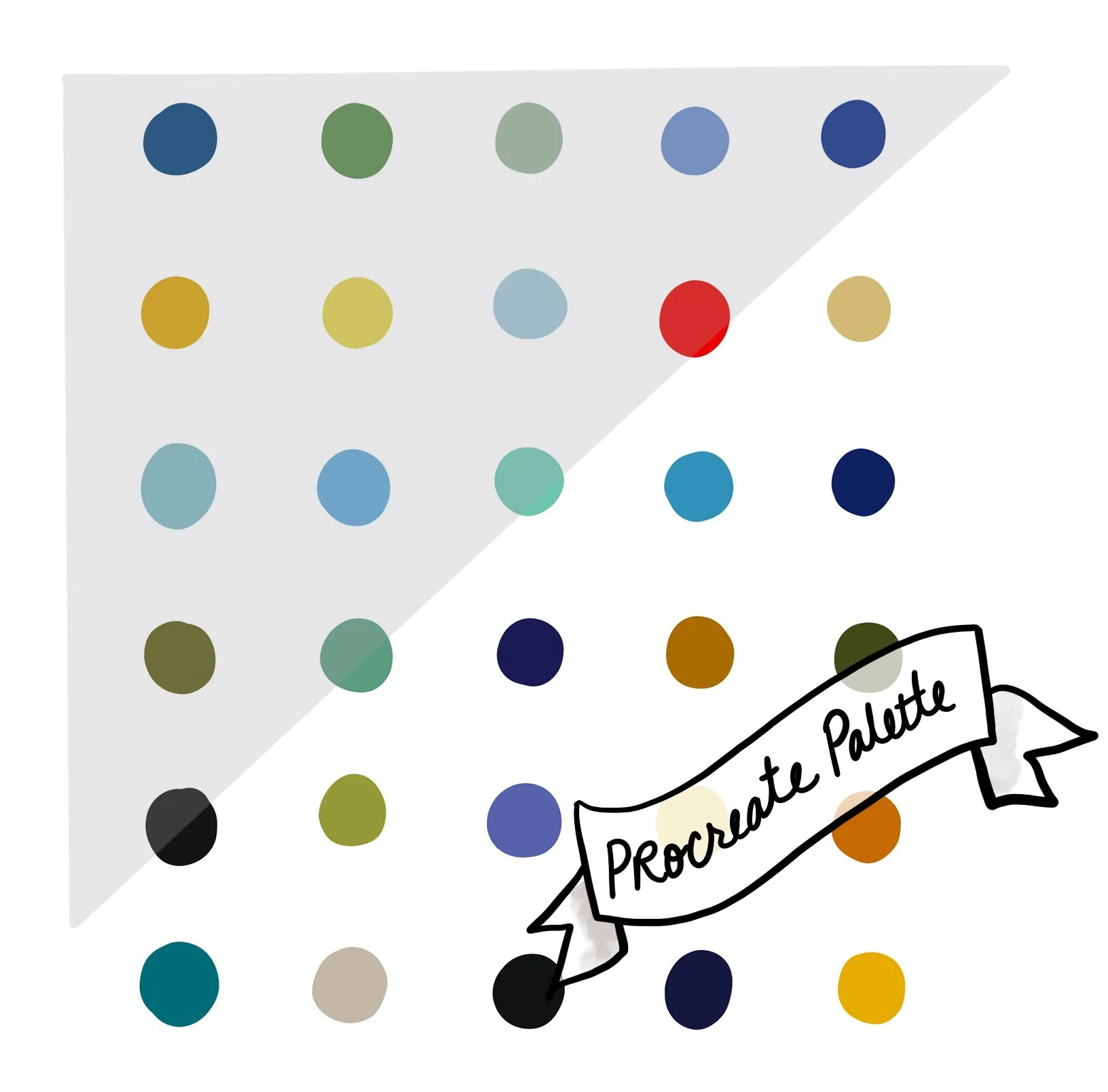 Vincent van Gogh Procreate Palette