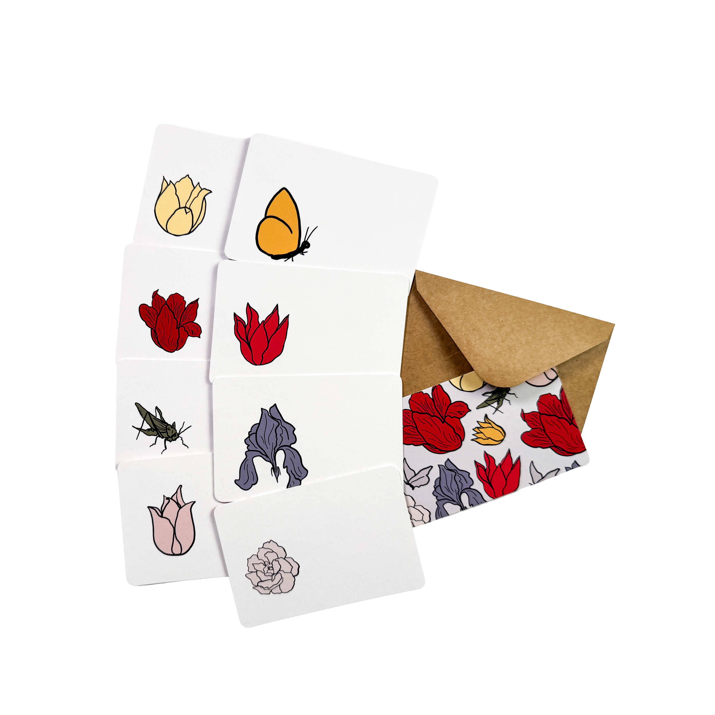 HLM Mini Cards - Dutch Florals Set of 8.png