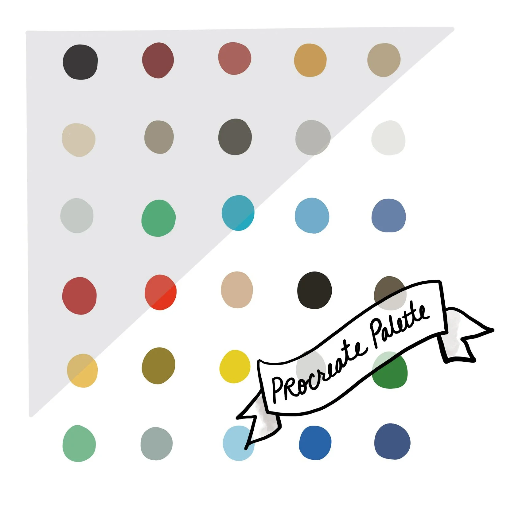 Joan Miro Procreate Palette