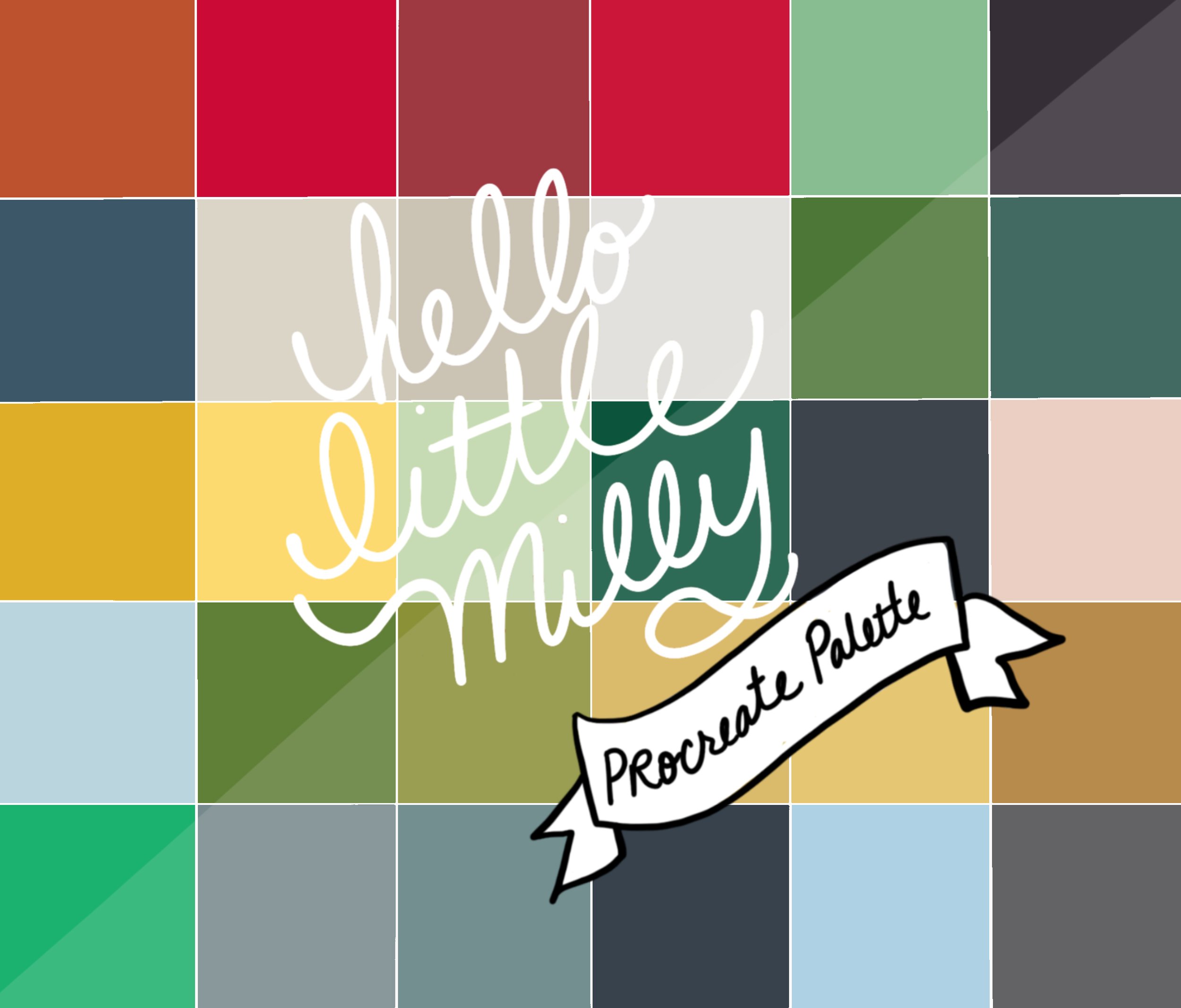 Paul Cezanne Procreate Palette