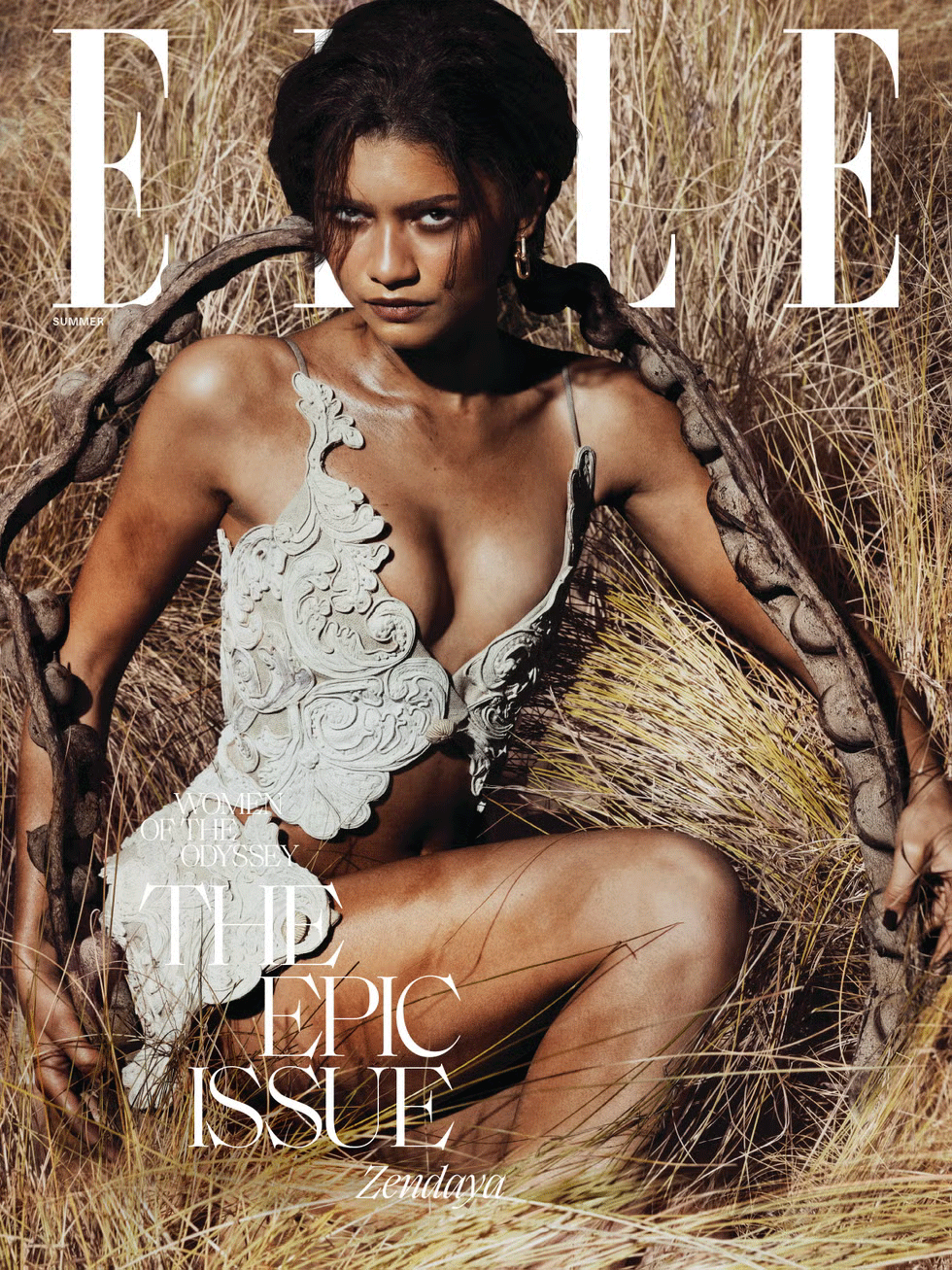 Zendaya on the 2026 Summer issue of Elle magazine.