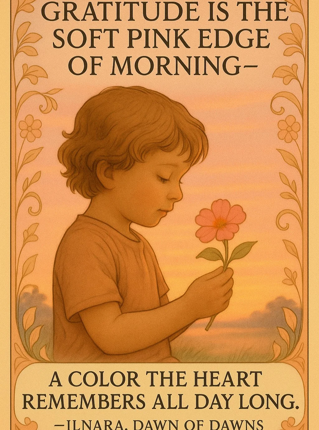 #DawnOfDawns #WistariaWhispers #LanternOfTheDawn #AuroraBenediction #archetypal wisdom #ColorsOfHope #DailyDawnMessage