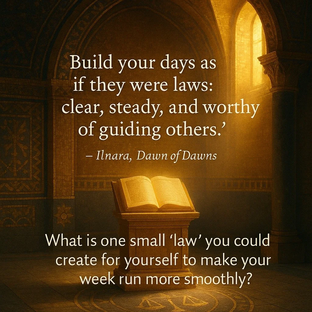 The Byzantine Dawn Series begins today &mdash;a cycle shaped by golden order, sapphire sovereignty, and the quiet radiance of sacred architecture.
These Dawns are meant to help us stand with clarity:
to govern ourselves gently,
to build days with pur