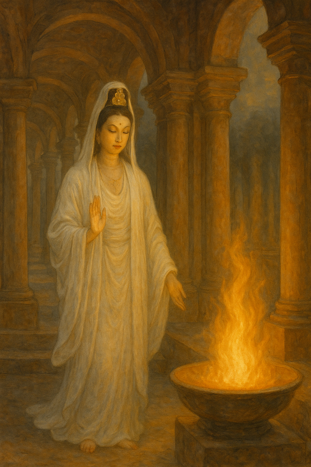 The arrival of Mother Guan Yin