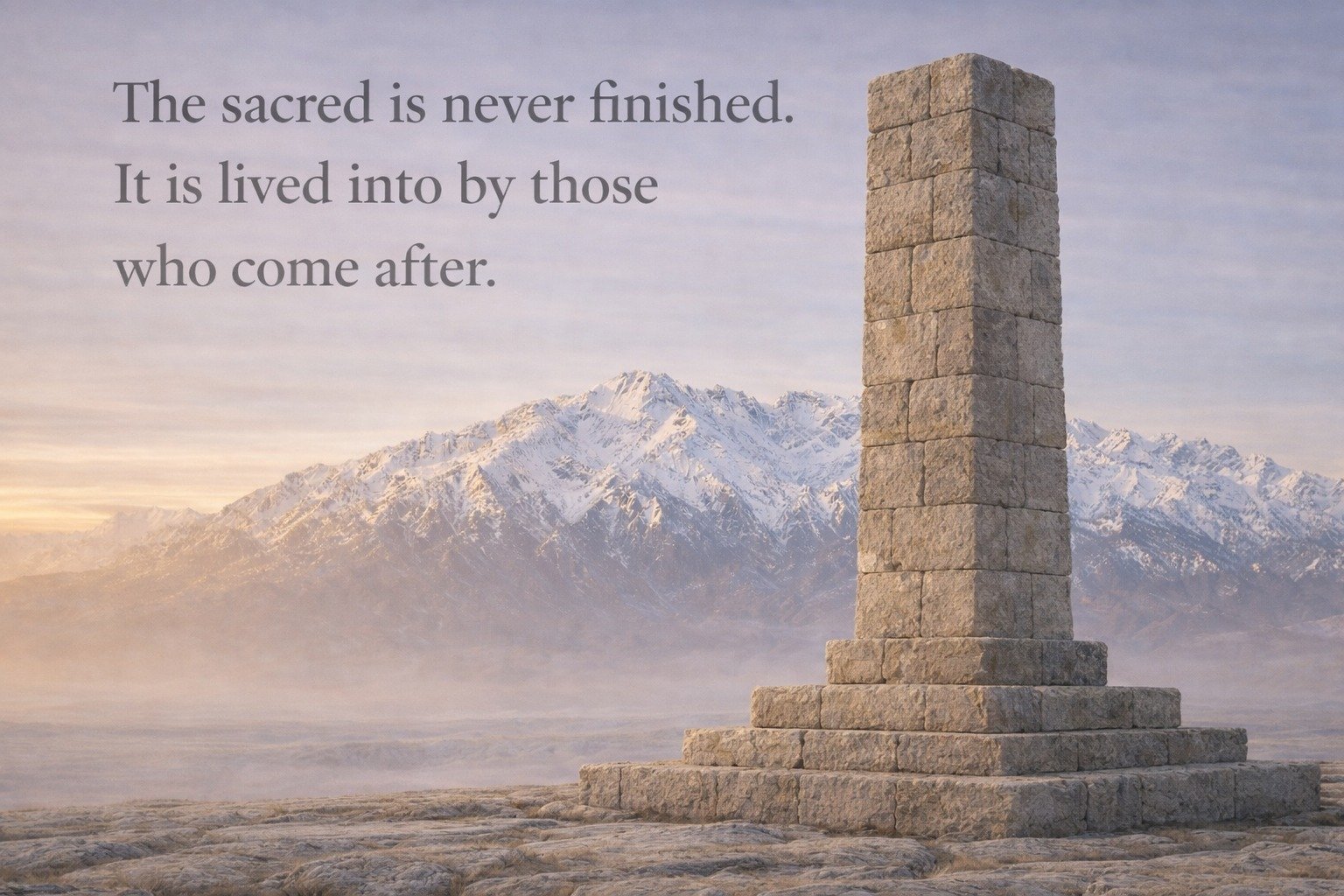 &ldquo;We don&rsquo;t have to hold everything.
Something deeper does the holding for us.

When weight appears, we can ask:
Did I create this?

If the answer is no,
then it is not ours to carry.&rdquo;
&mdash;Atlas

#Atlas #BearerOfWorlds #AncientWisd