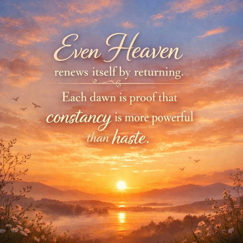 #FaithfulReturn #constancy #haste #renewal