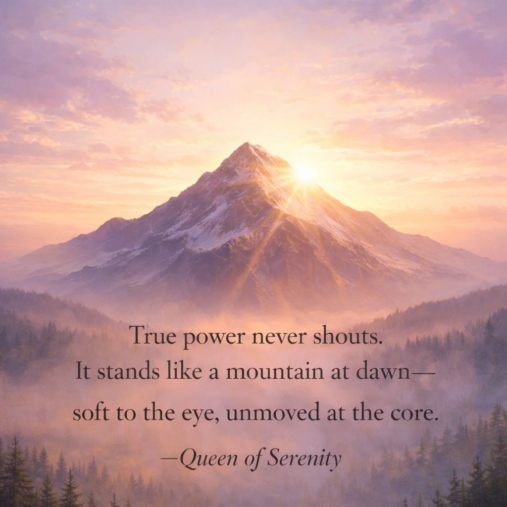 #TruePower #QuietAuthority #QueenSeren #NothingForced