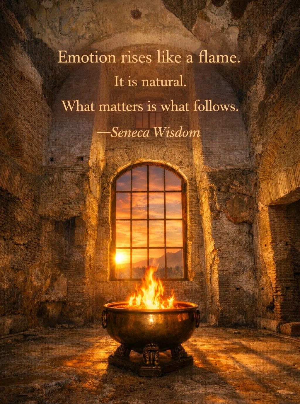 #StoicWisdom #Seneca #FieryDawn