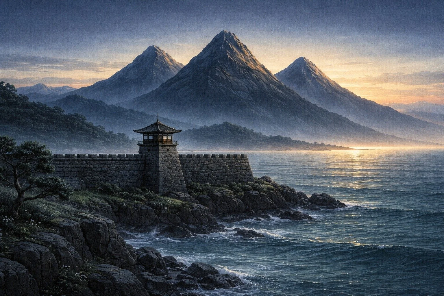 Dawn at the Boundary

#HōjōTokimune #Calm #Truth #Stability #Composure #Resolve #Stand