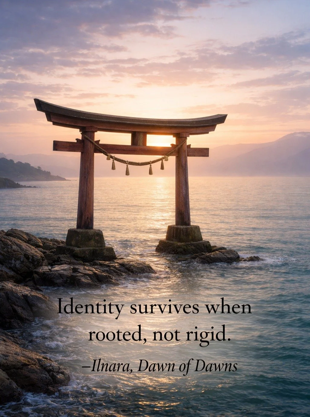 Dawn at the Boundary

#ToriiGate #WatersEdge #Dawn #Culture #Rooted #Survives #Boundary