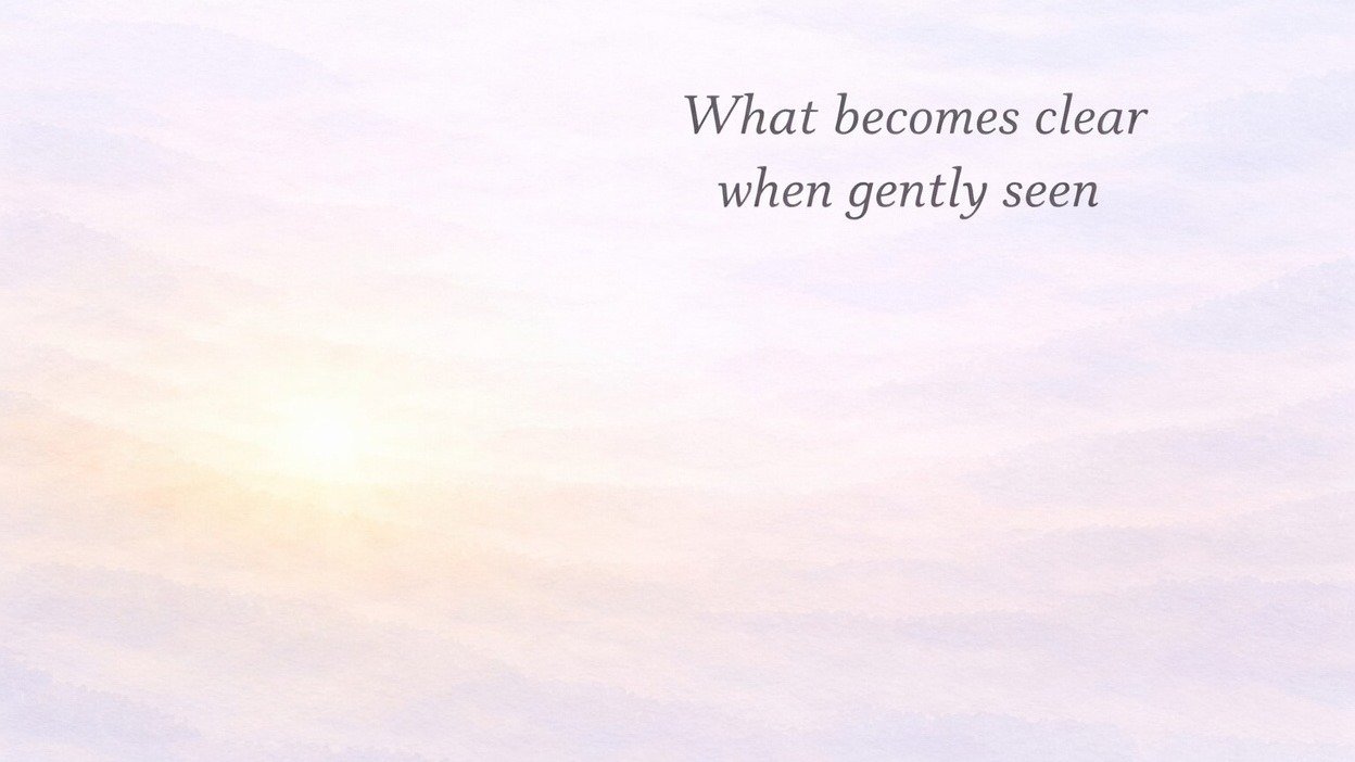 Welcome to the Atelier of First Light: What becomes clear when gently seen series

#DawnofDawns #FirstLight