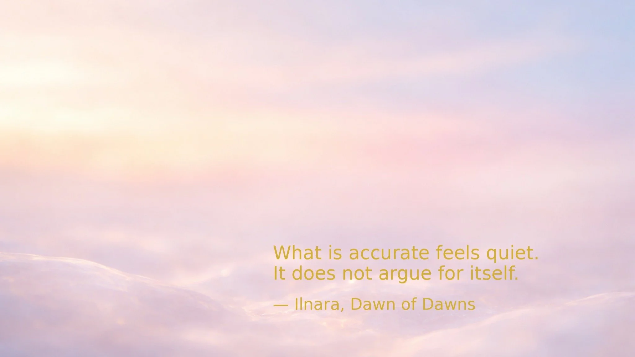 Dawn of Clear Seeing

#Clarity #Accuracy #LeonardoDaVinci #IlnaraDawnofDawns