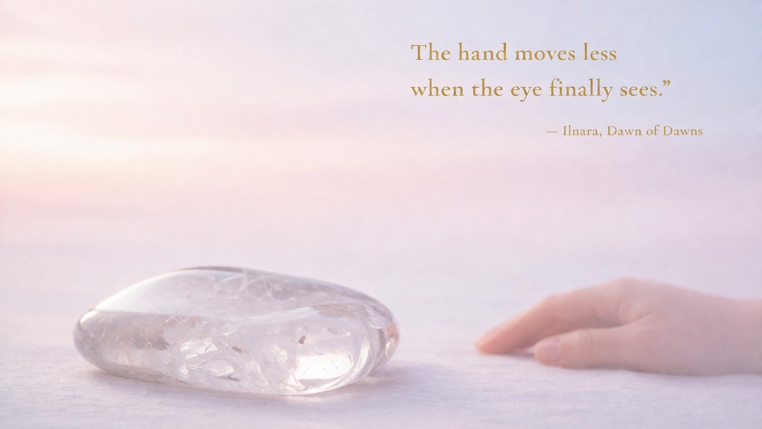 Dawn of Completion Without Strain

Cessation of unnecessary adjustment. Effort begins to reduce&mdash;not because discipline has weakened, but because correction is no longer driving the process.

#Cessation #Strain #Effort #Discipline #Clarity #Leon