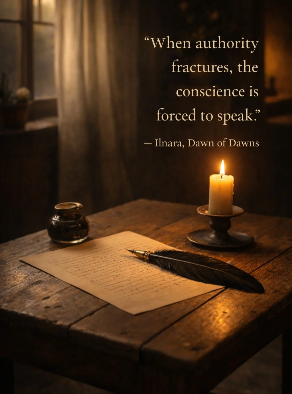 Dawn of Inner Reckoning

#Conscience #Reckoning #DawnOfDawns