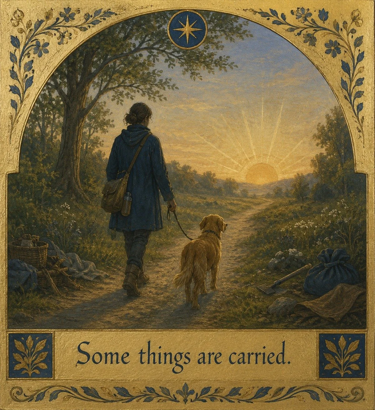 Dawn of Stewardship

Some things are carried. 
Some are converted into movement. 
Some are released.

&mdash; Dawn of Dawns

#Stewardship #Proportion #DawnOfDawns