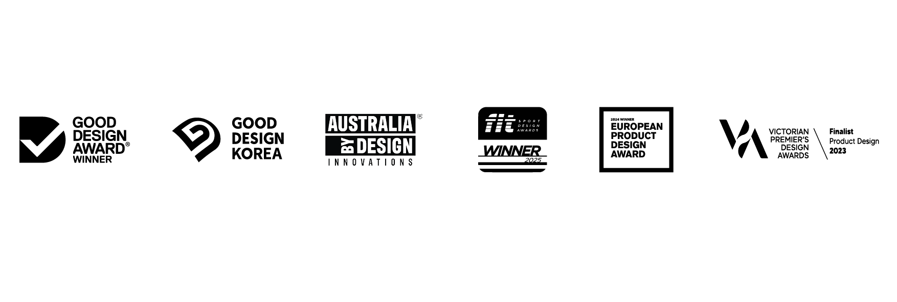 Black and white logo with text reading 'AUS & AUSTRALIA Design & Innovations'.