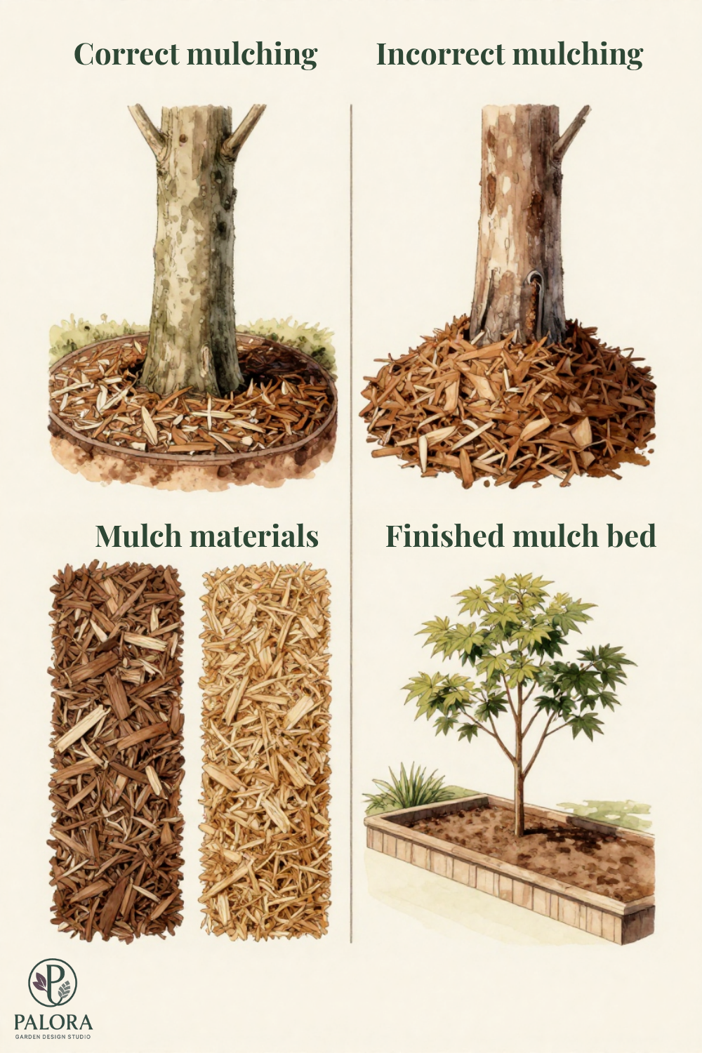 Mulching Japanese Maples: Depth, Material, and the Volcano Mistake