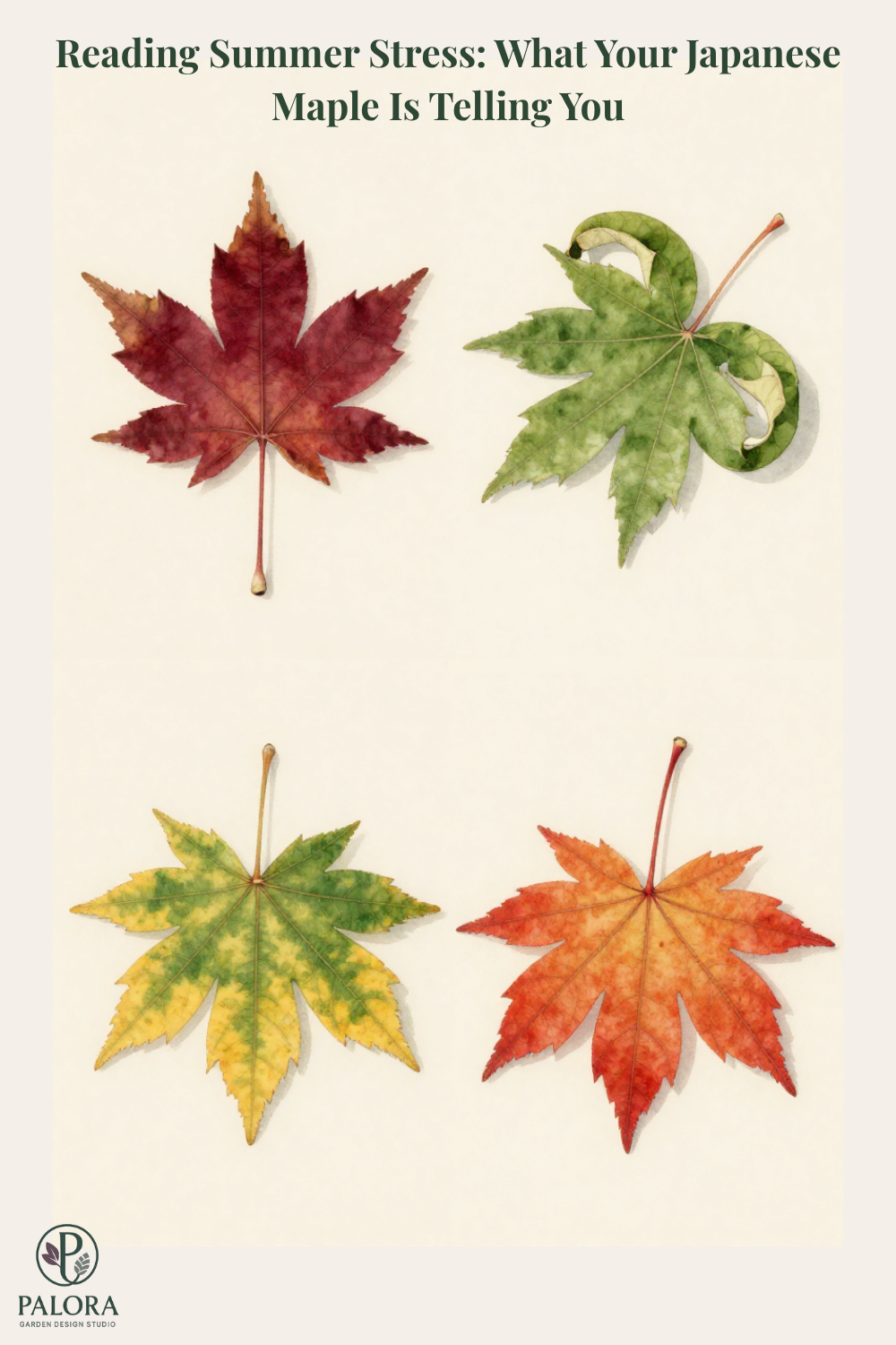 Reading Summer Stress: What Your Japanese Maple Is Telling You