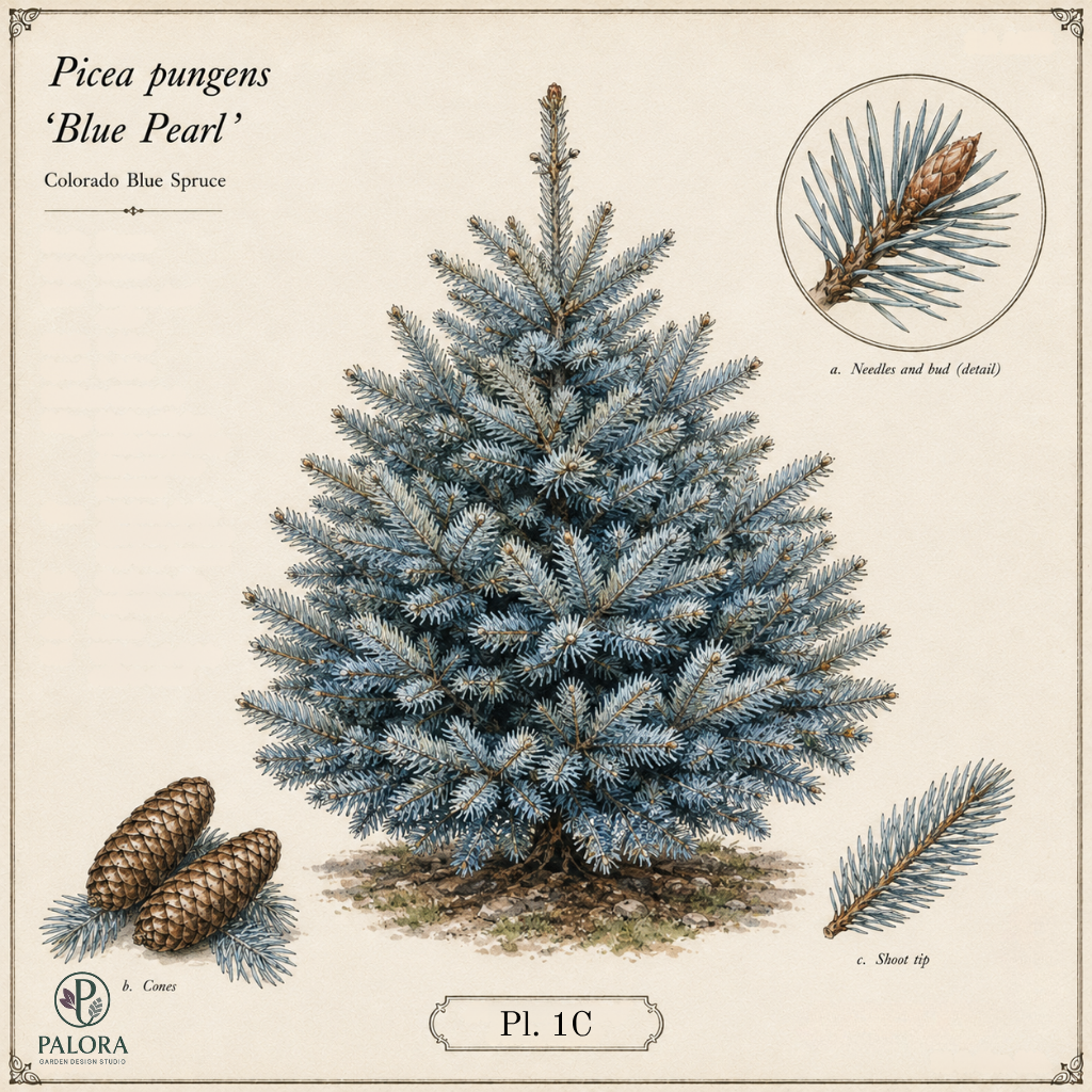 Blue Pearl Spruce: A Jewel-Toned Conifer