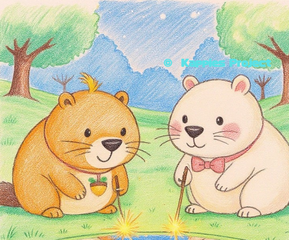 Even a small spark can become a precious memory.
線香花火。小さくても思い出になる。大きな森の小さな思い出。