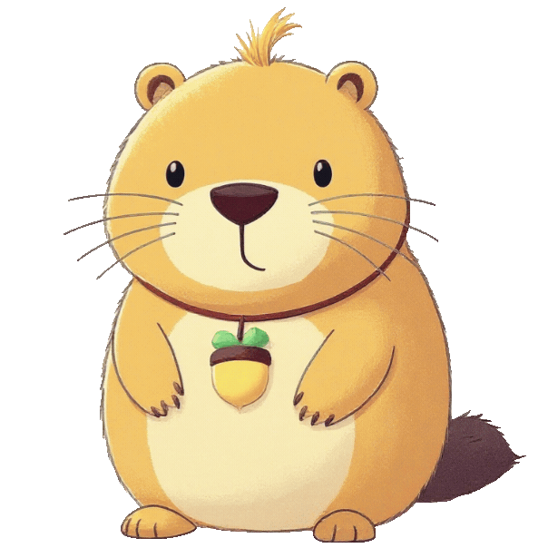カッピーが手を挙げて微笑んでいるかぴ