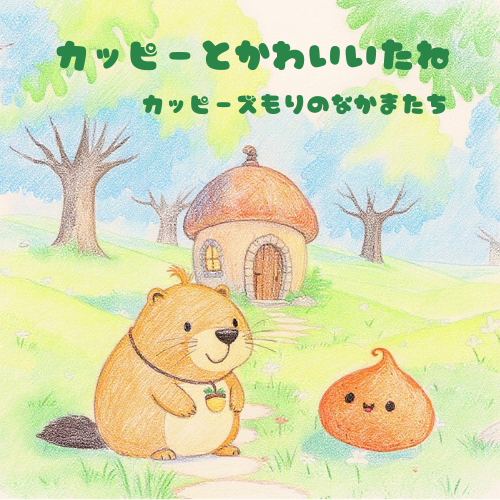 カッピーとかわいいたね　絵本表紙
