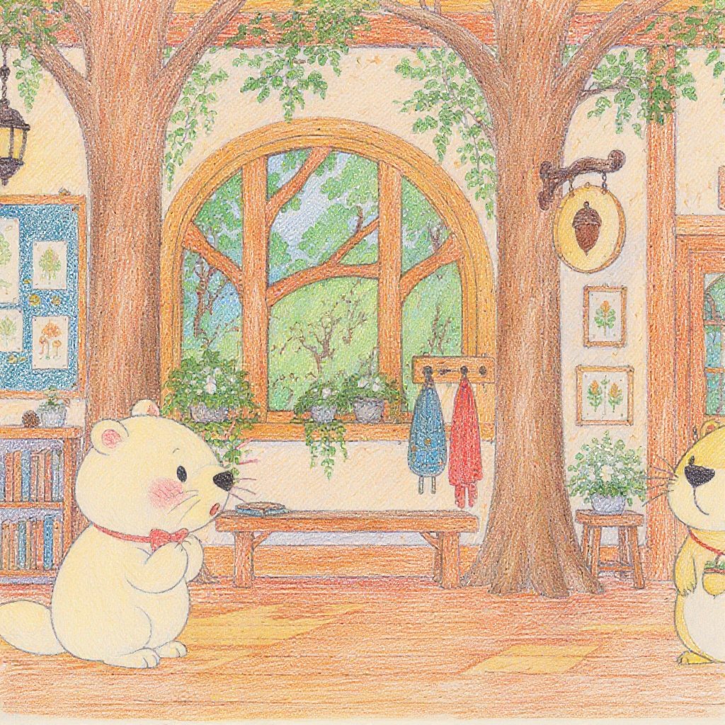 カッピーのチラッと見つけたきなりちゃん。「どうしよう・・・」少し緊張。照れちゃうけど、挨拶しなきゃ。。。