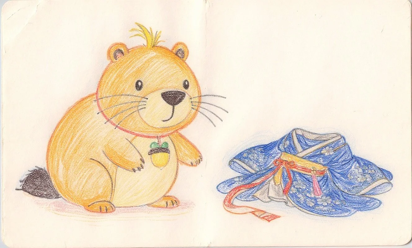 Kappy tries to wear a kimono for Hinamatsuri but has a little trouble putting it on.そのまま着るタイプの着物なのに カッピーはなかなか着れなそうでした。 手伝ってあげてようやく着れました。よかったです。