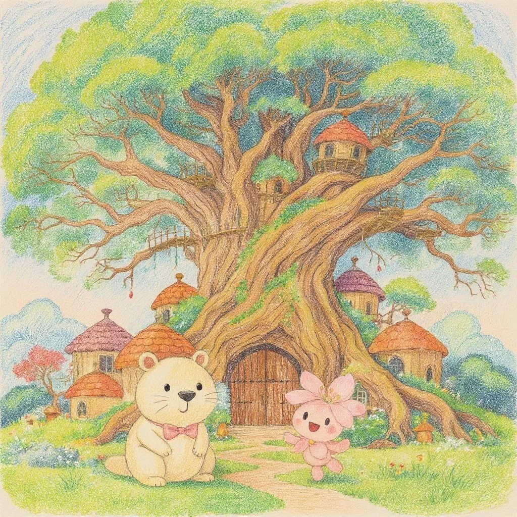 きなりちゃんの森の学校での物語　サクラっこはきなりちゃんが言いたいことを言えるかいっつも心配