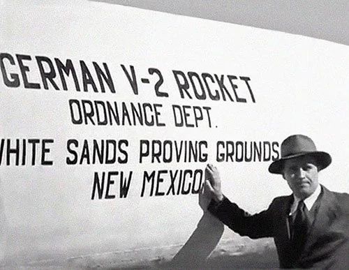  The A-4 missile went into production for use against Britain and other European targets. The German Propaganda Minister, Joseph Goebbels, renamed the missile the V-2 (Vengeance Weapon 2). 