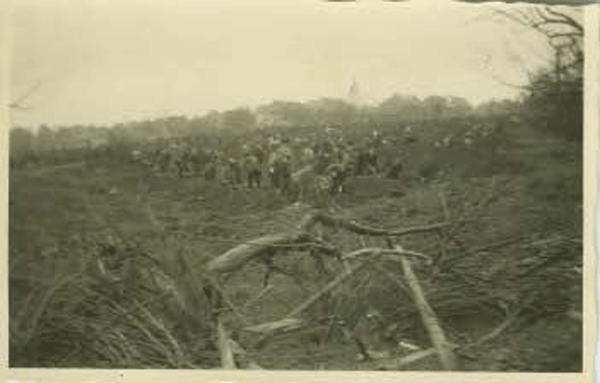 Citizens of nearby Nordhausen dig mass graves, April 11, 1945