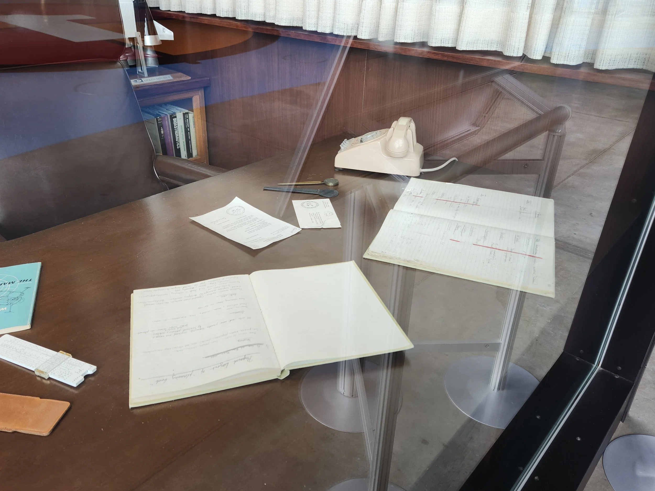 Werner von Braun's office recreation at U.S. Space & Rocket Center 