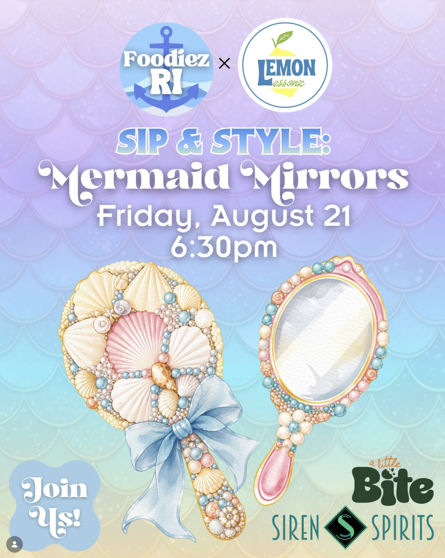 Sip & Style: Mermaid Mirrors