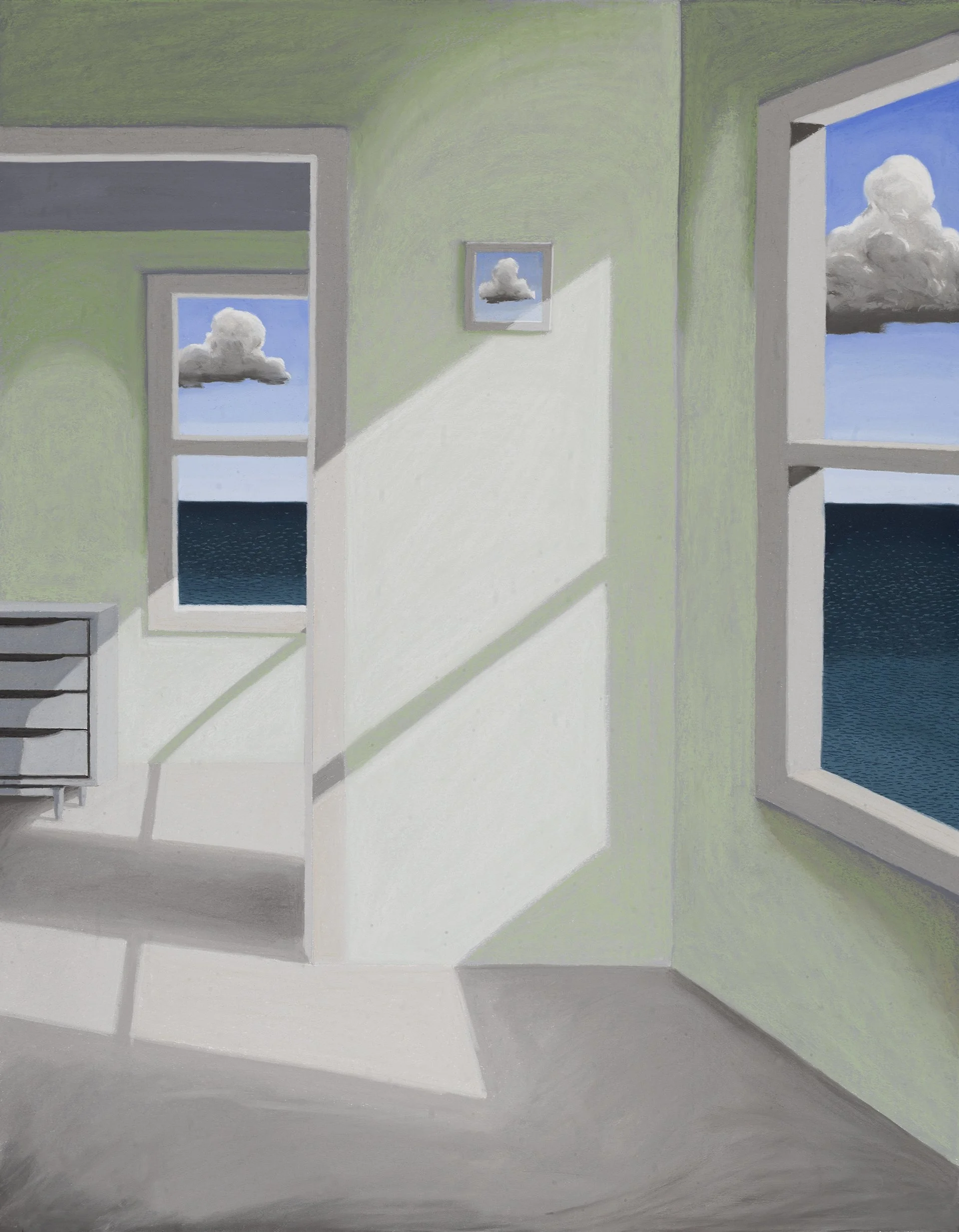 I'm not happy, I'm not sad (32 x 40")