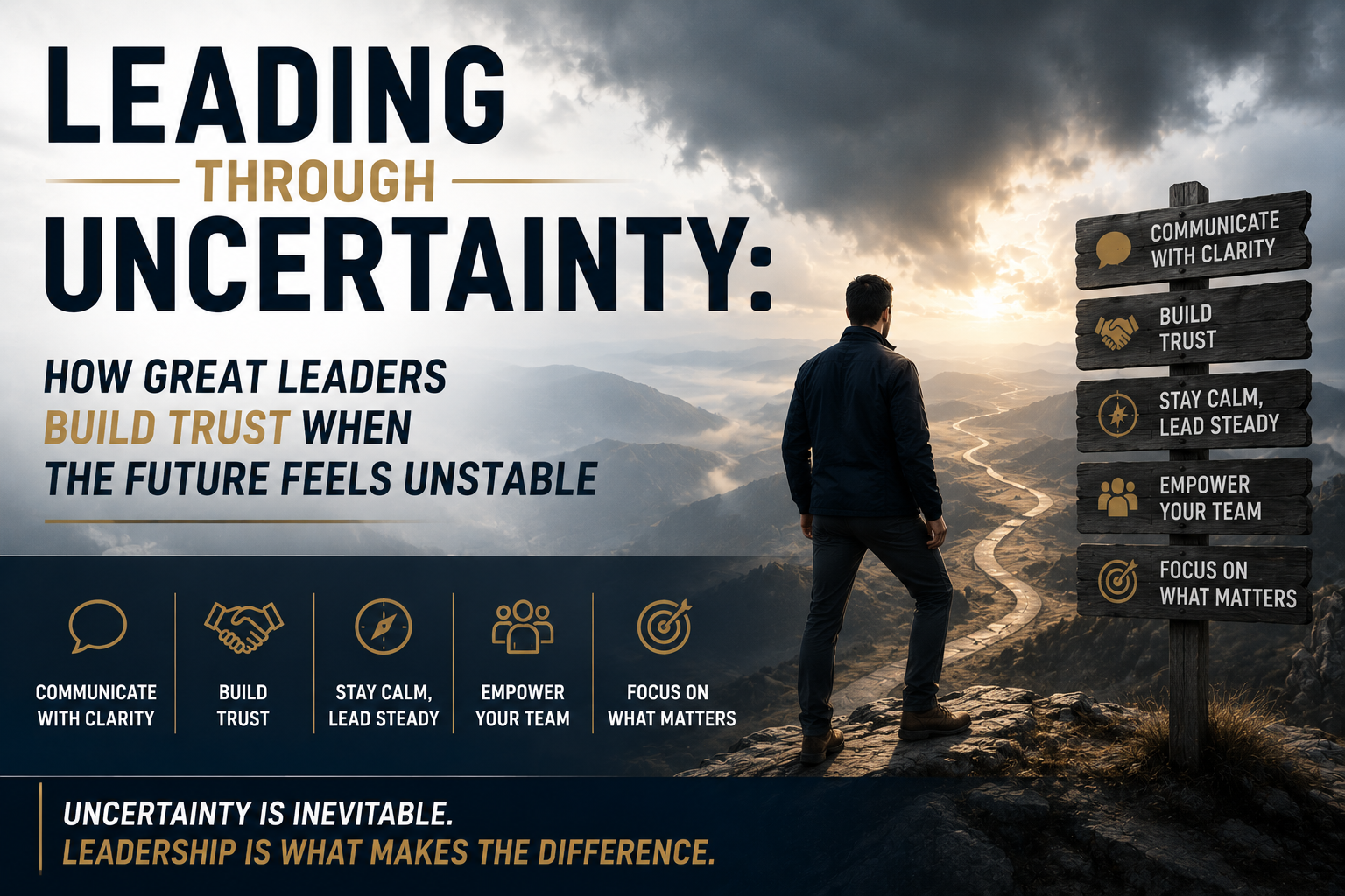 Leading Through Uncertainty: How Great Leaders Build Trust When the Future Feels Unstable