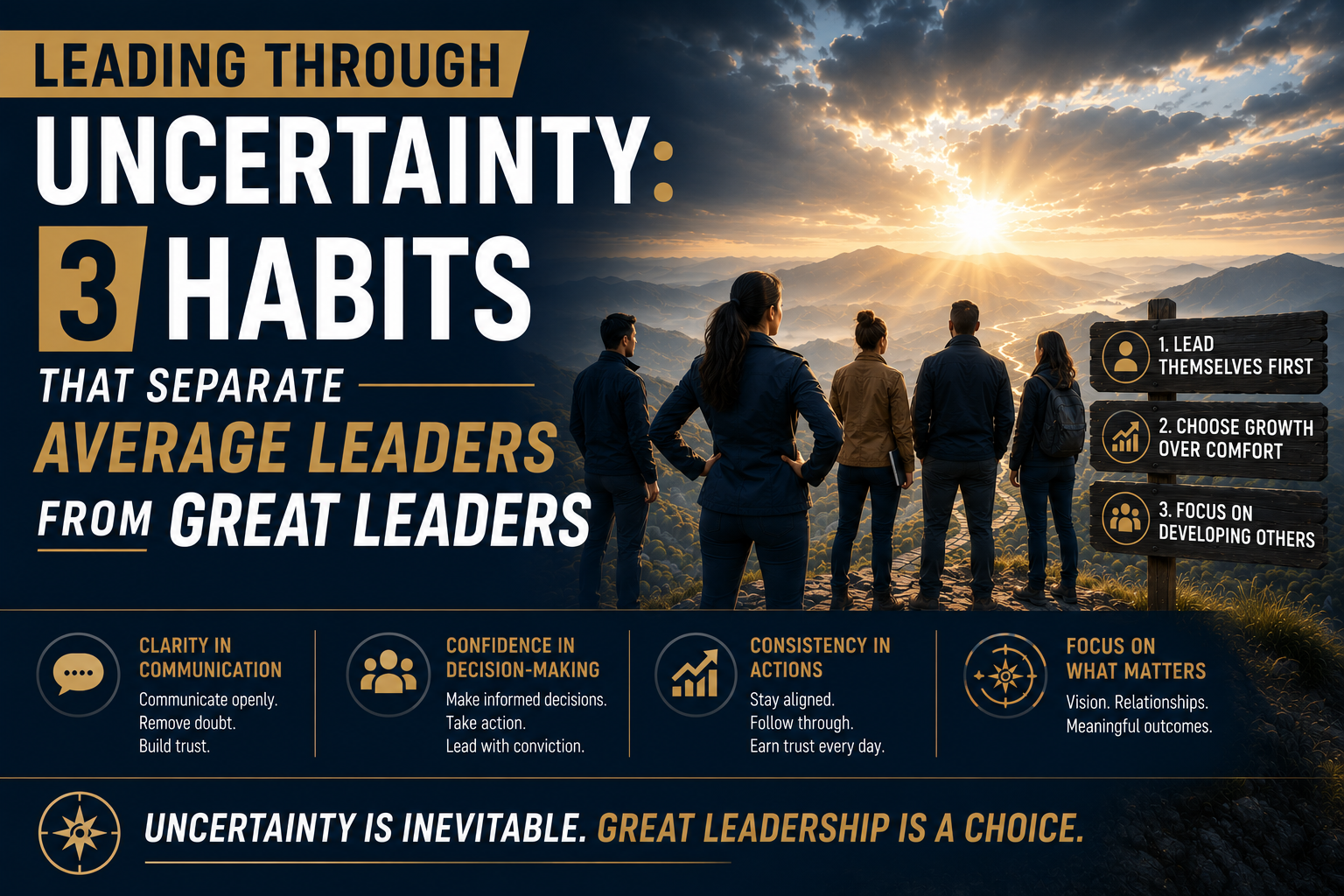 3 Habits That Separate Average Leaders from Great Leaders