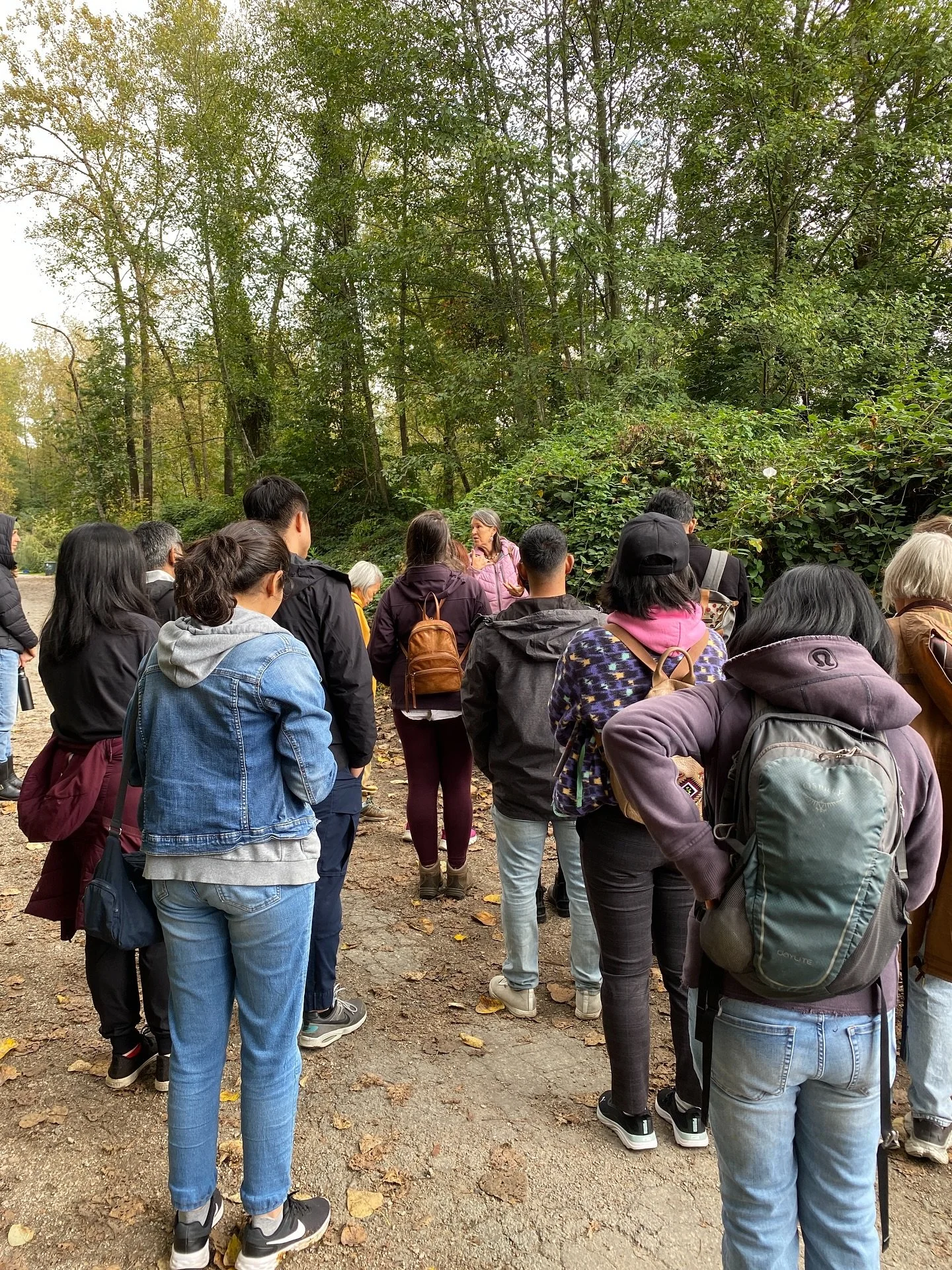 Thank you to @earthandcompany as always for leading a beautiful plant walk in Everett Crowley Park. Lori&rsquo;s knowledge and ways of seeing showed us to open up to what is directly around us, and encouraged us to rethink how we interact with natura