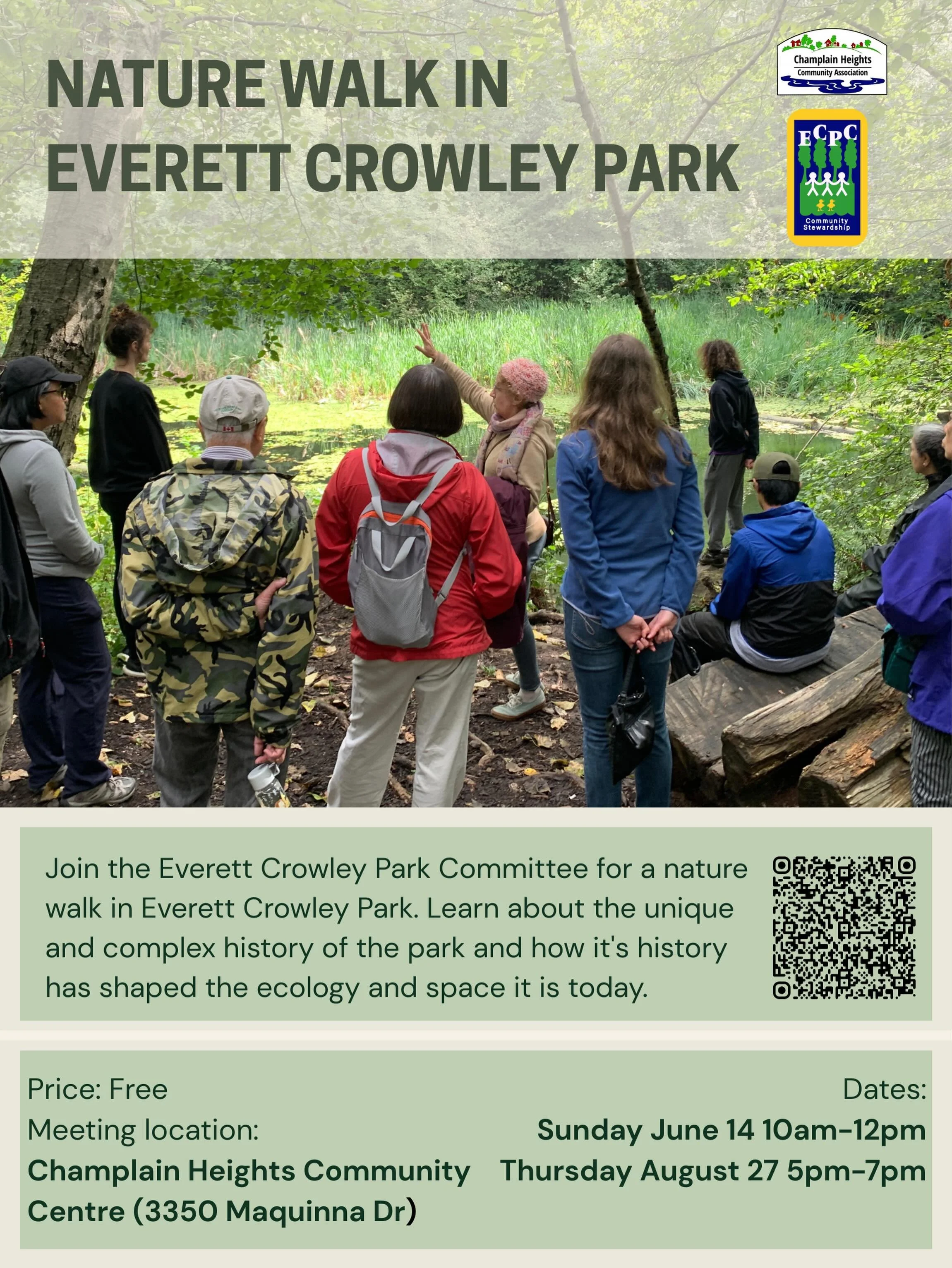 Get out in nature, touch grass, and learn about Everett Crowley Park 🌿 

Sign up via the link in our bio!
