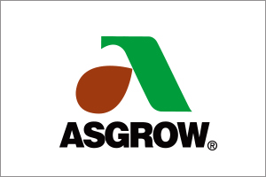 ASGROW logo with a green and brown design and the company name in black text.
