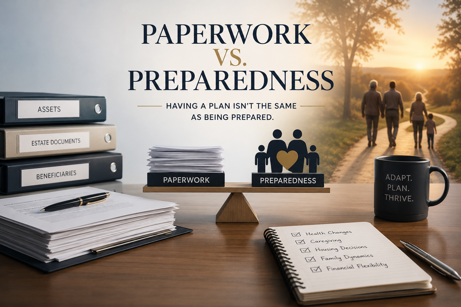 Paperwork vs. Preparedness: Why Estate Plans Alone Aren’t Enough