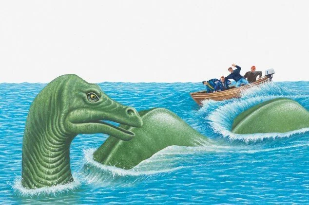 Lake Ontario shark vs aquatic fire-breathing dragon