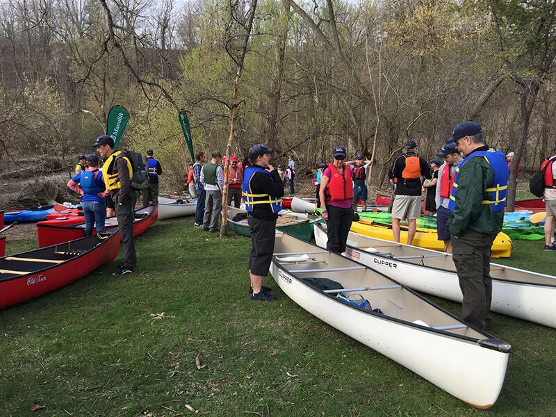 Paddling the Upside and the Downside of the Don River