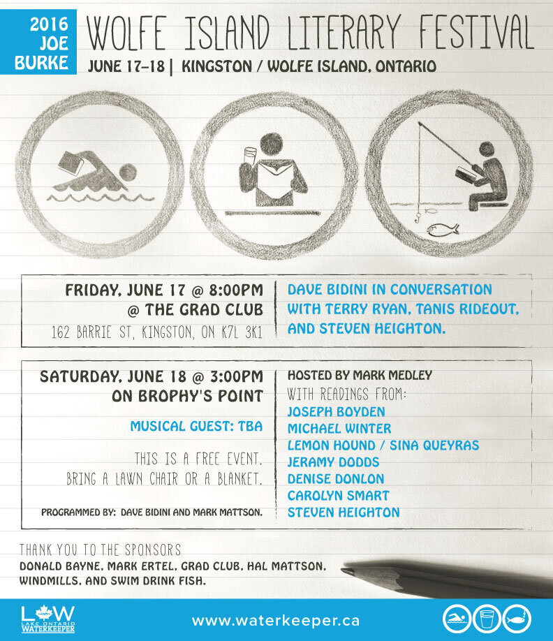 Joe Burke Wolfe Island LitFest: 13 years of good words and great friends