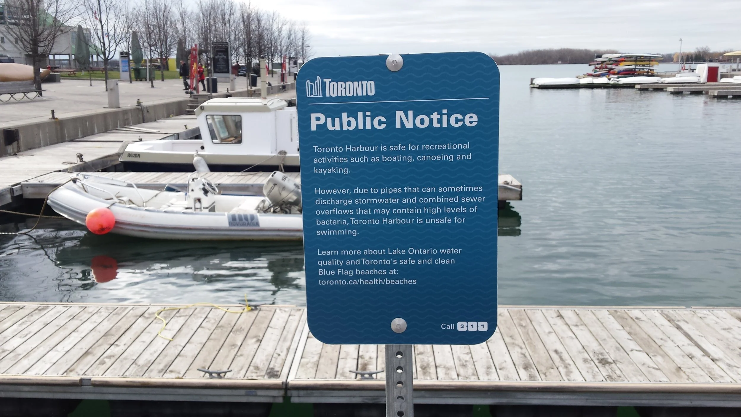 The rain effect: when sewage hits the Toronto Harbour